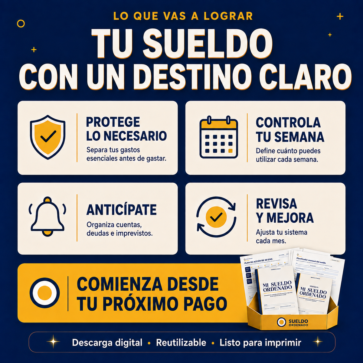 KIT SUELDO ORDENADO | ORGANIZA TU SUELDO EN 30 DÍAS