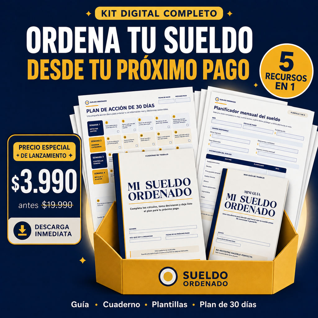 KIT SUELDO ORDENADO | ORGANIZA TU SUELDO EN 30 DÍAS